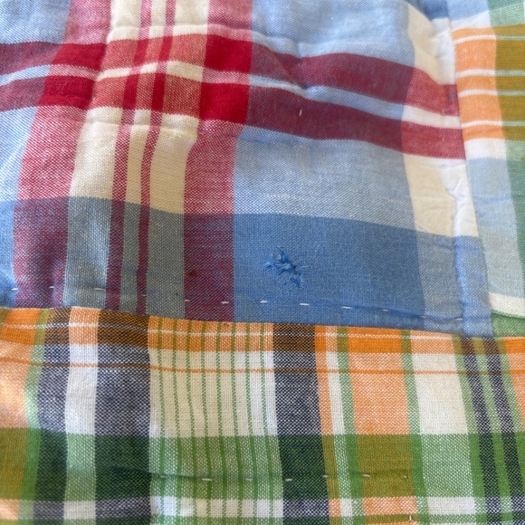 Pottery barn kids sham twin size quilted plaid - Picture 4 of 4